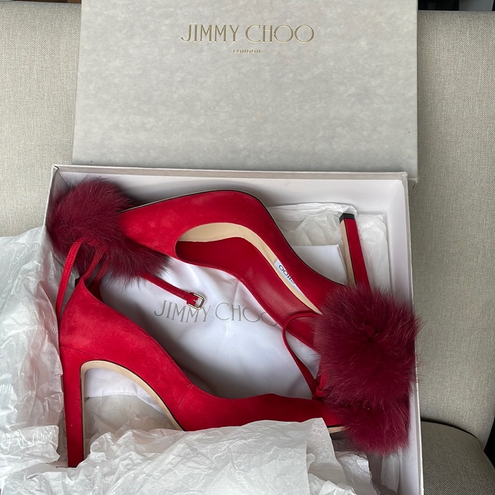 Jimmy choo suede pumps